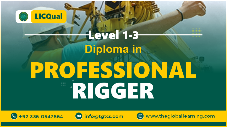 LICQual Professional Rigger Diploma (Level 1 to 3) – 30 Credits