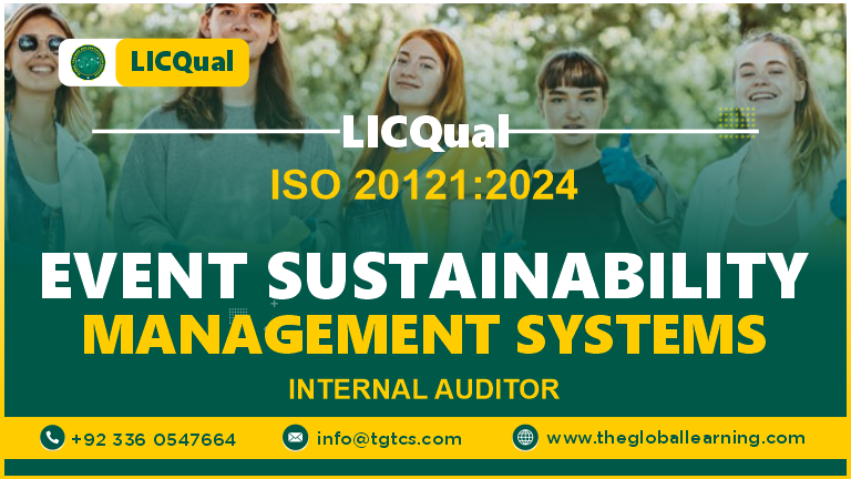 LICQual ISO 20121:2024 Event Sustainability Management Systems Internal Auditor