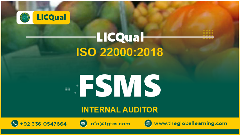 LICQual ISO 22000:2018 FSMS Internal Auditor