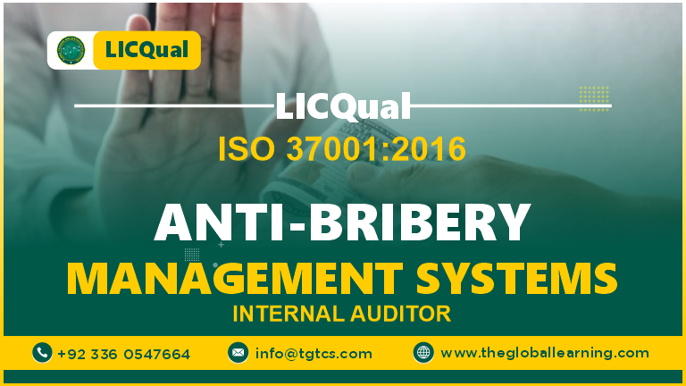 LICQual ISO 37001:2016 Anti-Bribery Management Systems Internal Auditor