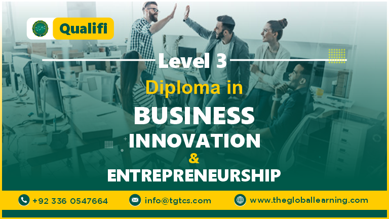 Qualifi Level 3 Diploma in Business Innovation and Entrepreneurship