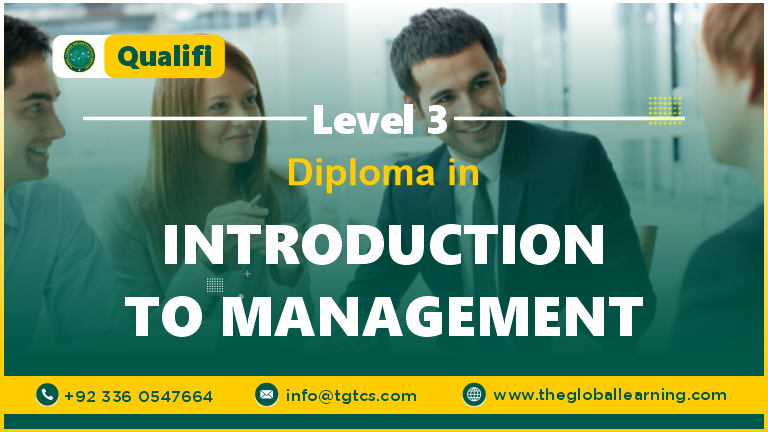 Qualifi Level 3 Diploma in Introduction to Management