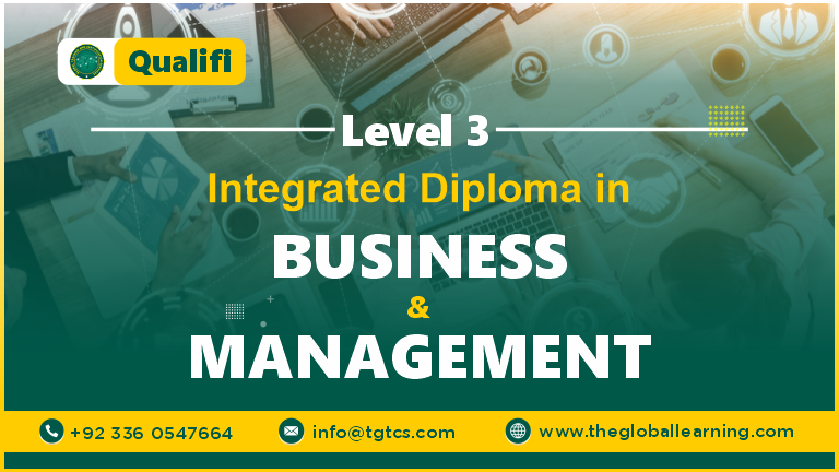 Qualifi Level 3 Integrated Diploma in Business and Management