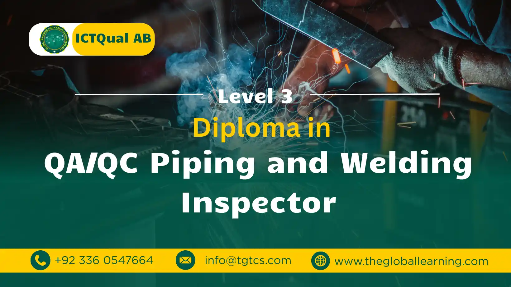 ICTQual AB Level 3 Diploma in QA/QC Piping and Welding Inspector