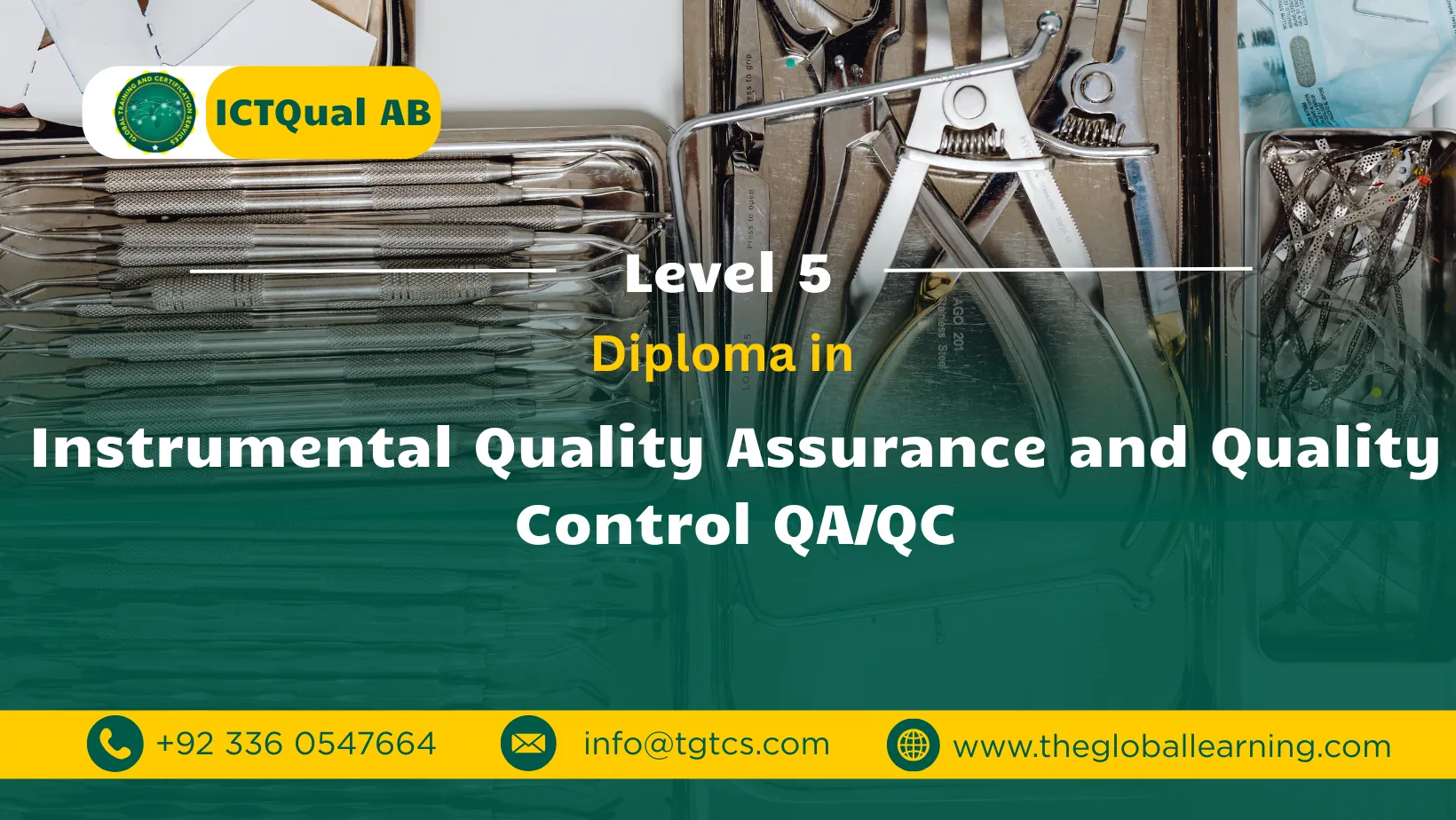 ICTQual AB Level 5 Diploma in Instrumental Quality Assurance and Quality Control QA/QC