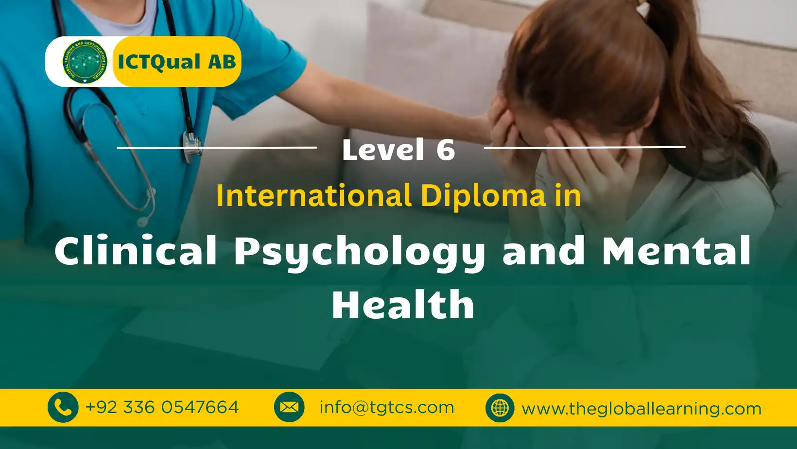 ICTQual AB Level 6 International Diploma in Clinical Psychology and Mental Health